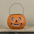 8" JACK-O-LANTERN CANDY CONTAINER W/ HANDLE
