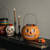 8" JACK-O-LANTERN CANDY CONTAINER W/ HANDLE
