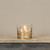 GOLD DEER FAMILY PILLAR CANDLE HOLDER