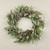 22" SNOWY PINE, BELLS & PINECONES WREATH