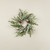 16" SNOWY PINE, BELLS & PINECONES CANDLE RING