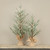 31" LIGHT GREEN PINE TREE W/ BURLAP BASE