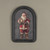 15.75" SANTA W/ BELL METAL SIGN