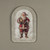 15.75" SANTA W/ BELL METAL SIGN