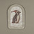 12" SANTA HAT PENGUIN METAL SIGN