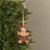 6.75" GINGERBREAD GIRL METAL ORNAMENT