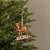 5.75" HOLLY THE REINDEER METAL ORNAMENT