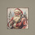 18" HOLLY SANTA IN FOREST PRINT