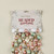 6' PASTEL BEADED GARLAND W/ GOLD GLITTER
