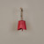 6" RED METAL TIANA BELL