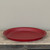 19.75" RED ROUND TRAY