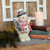 10" SNOWMAN WITH  BULB & TREE