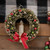 6" BOTTLEBRUSH WREATH W/ CANDLE