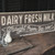 DAIRY FRESH METAL SIGN