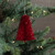 5" RED BOTTLEBRUSH BELL ORNAMENT