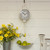 WHITE HANGING SCALE CLOCK