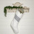 36" WHITE STOCKING WITH BLACK STRIPES