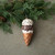 6" TRIPLE SCOOP ICE CREAM ORNAMENT