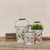 SET/ 3 SPRING FLOWERS & BIRDS BUCKETS