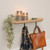 20" WOOD SHELF WITH WALL HOOKS