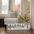 40" MARRIAGE METAL SIGN