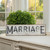 24" MARRIAGE METAL SIGN