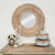 31.75" ROUND WOODEN WALL MIRROR