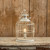 WHITE BIRD CAGE LED LANTERN