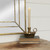 3.75" GOLD ORNAMENTAL TAPER CANDLE HOLDER