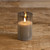 5" CHARCOAL GLASS 3D FLAME CANDLE