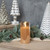 6" CHAMPAGNE GLASS 3D FLAME CANDLE