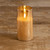 6" CHAMPAGNE GLASS 3D FLAME CANDLE