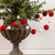 6' RED & WHITE POM POM GARLAND