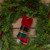 8" TARTAN STOCKING ORNAMENT W/ RED CUFF