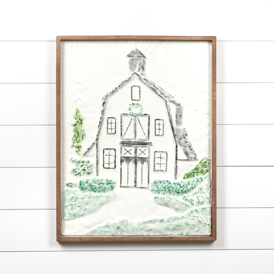 PRESSED METAL BARN WALL SIGN Ragon House