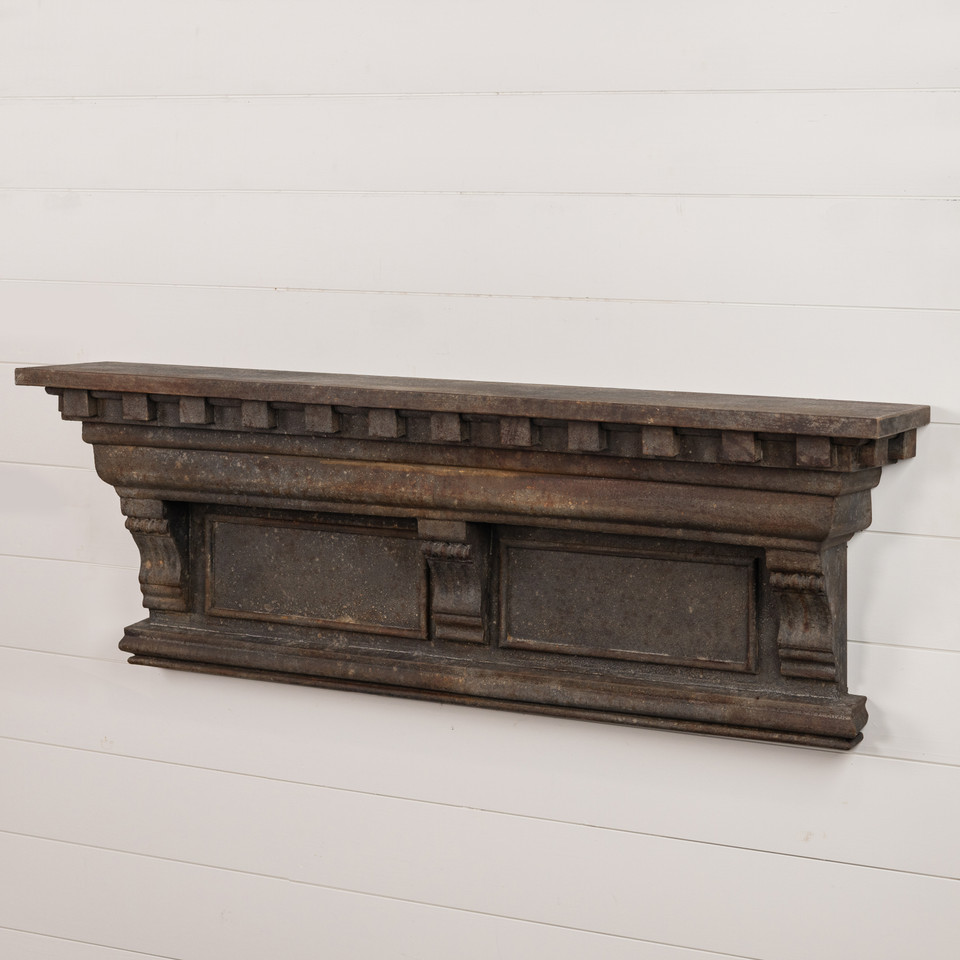 5' BLACK MANTEL PIECE*
