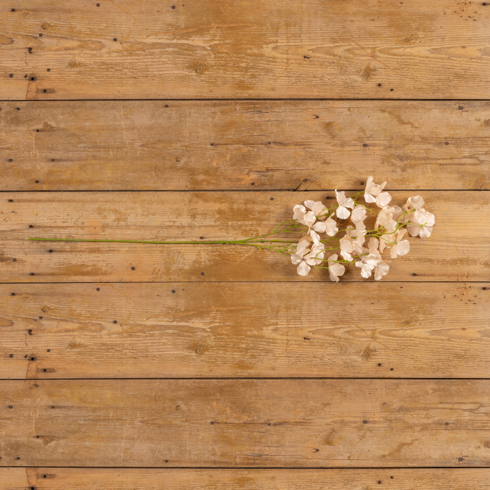 40" PALE PINK APPLE BLOSSOM SPRAY