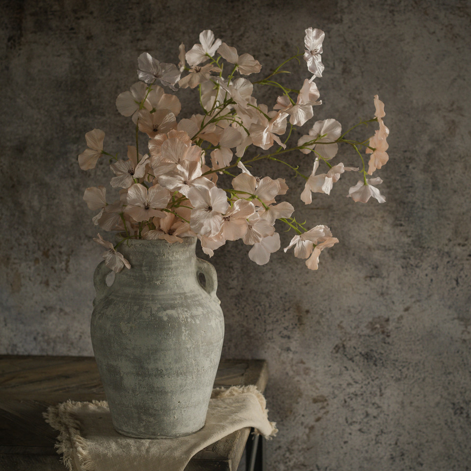 40" PALE PINK APPLE BLOSSOM SPRAY