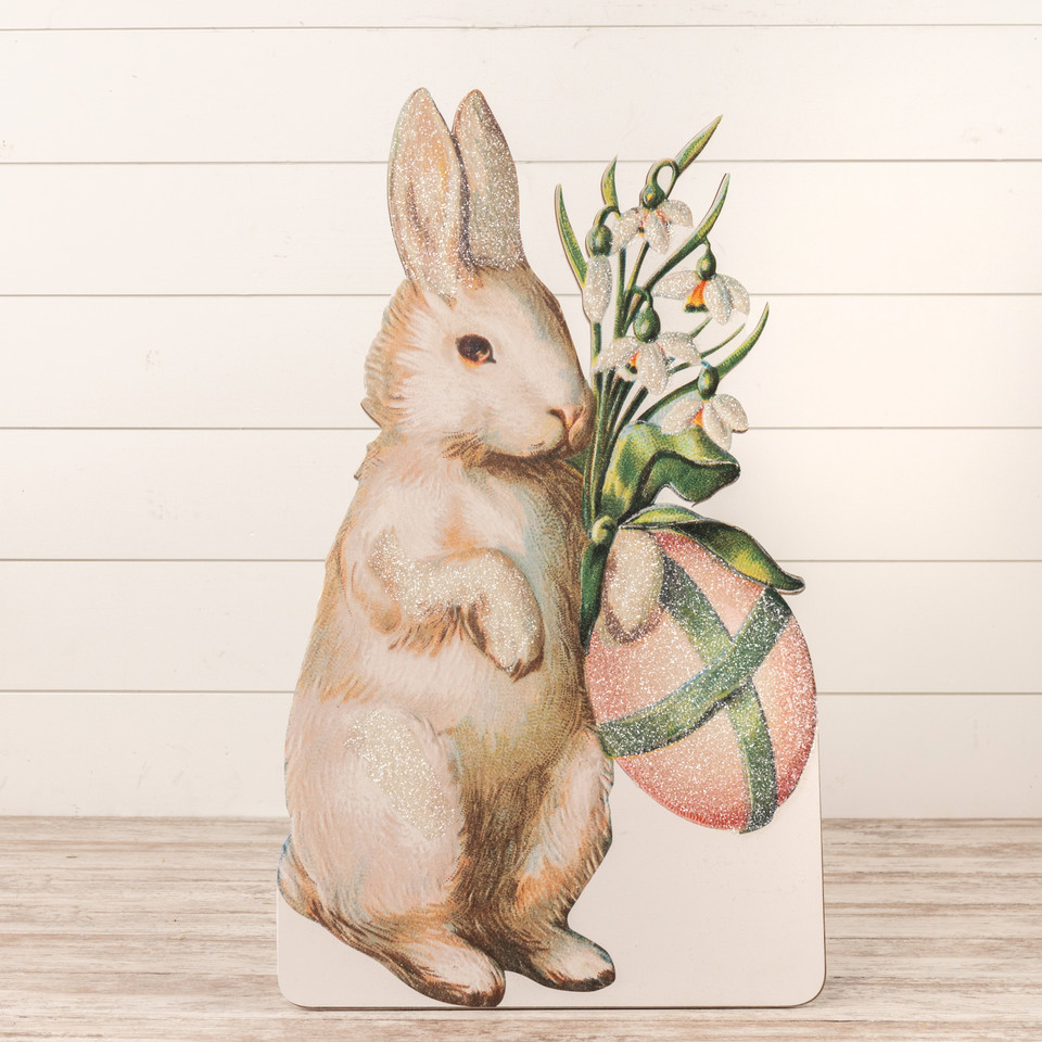 36" BUNNY W/ BOUQUET DUMMY BOARD