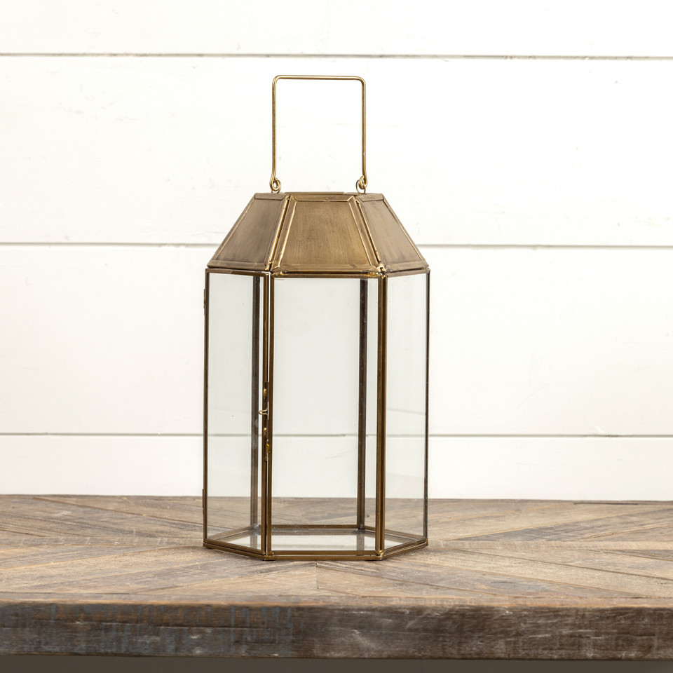 11.5" GOLD LANTERN