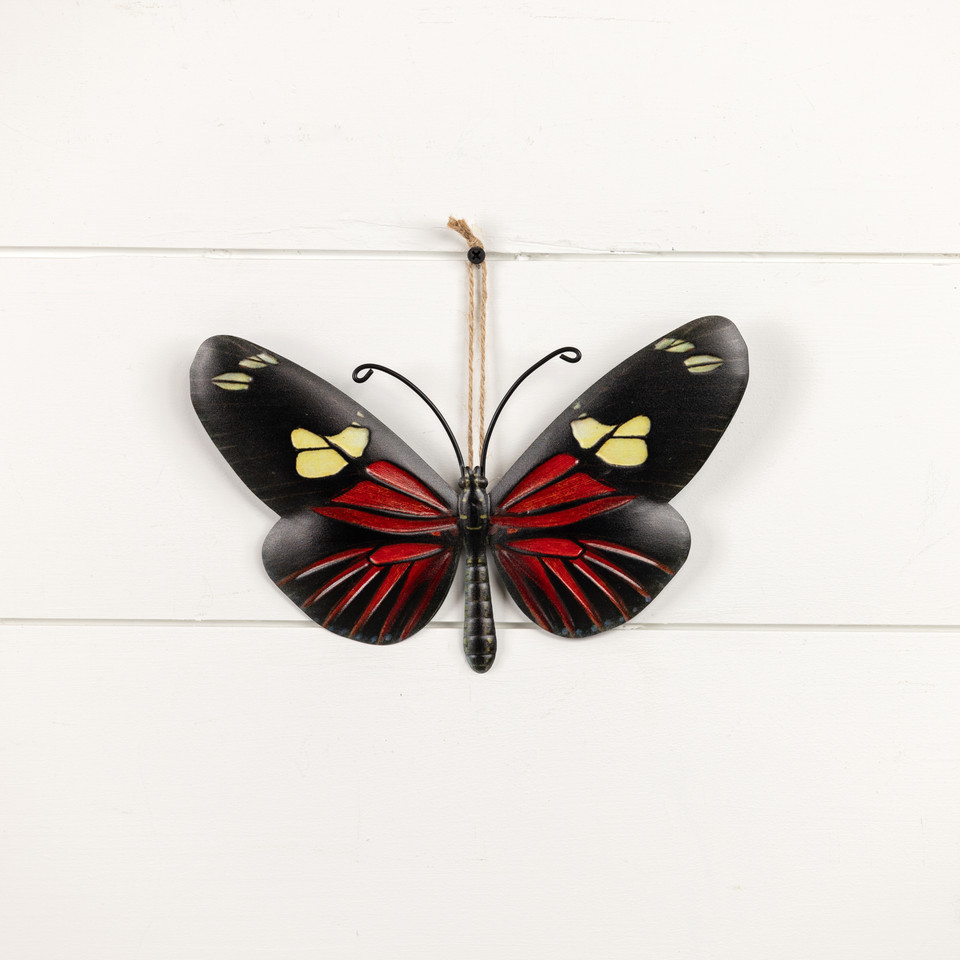 10" BLACK & ORANGE BUTTERFLY