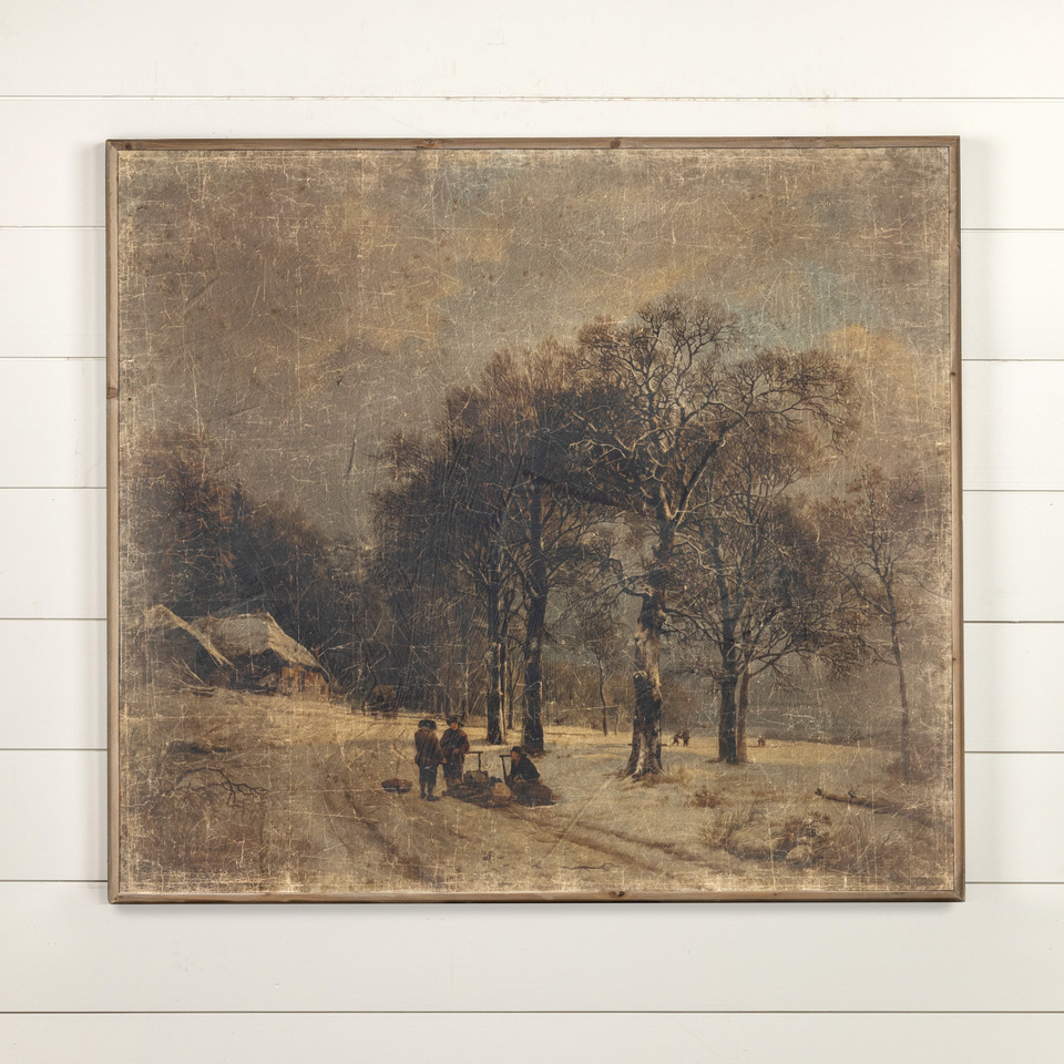 WINTER AT THE FARM PRINT*