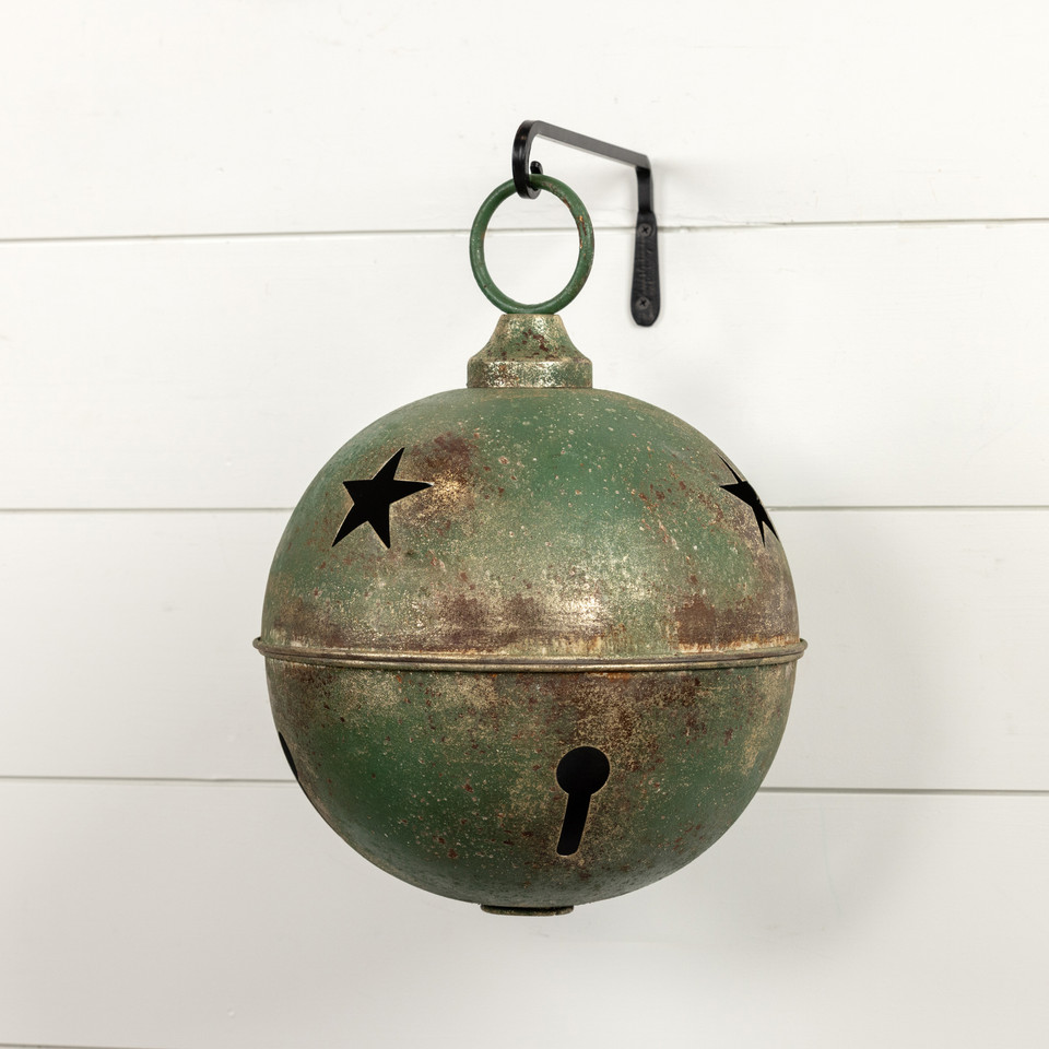 12" GREEN STAR SLEIGH BELL
