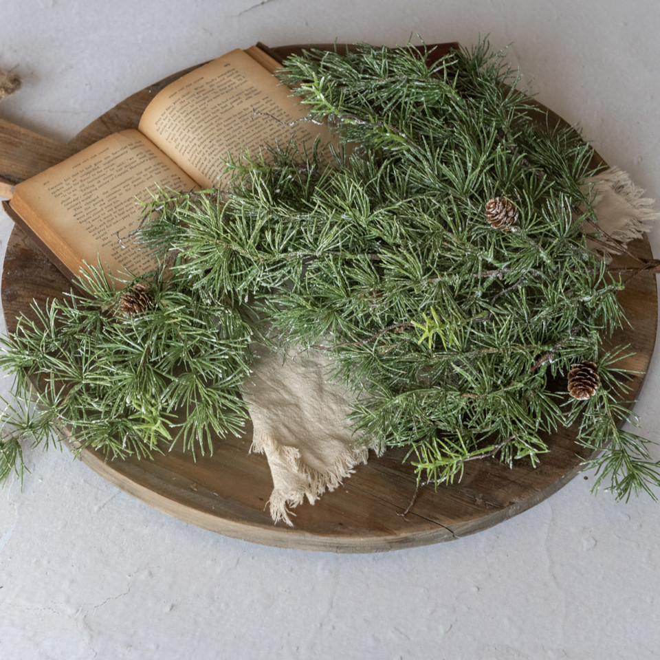 27" SOFT CLUSTER PINE HANGING BUSH