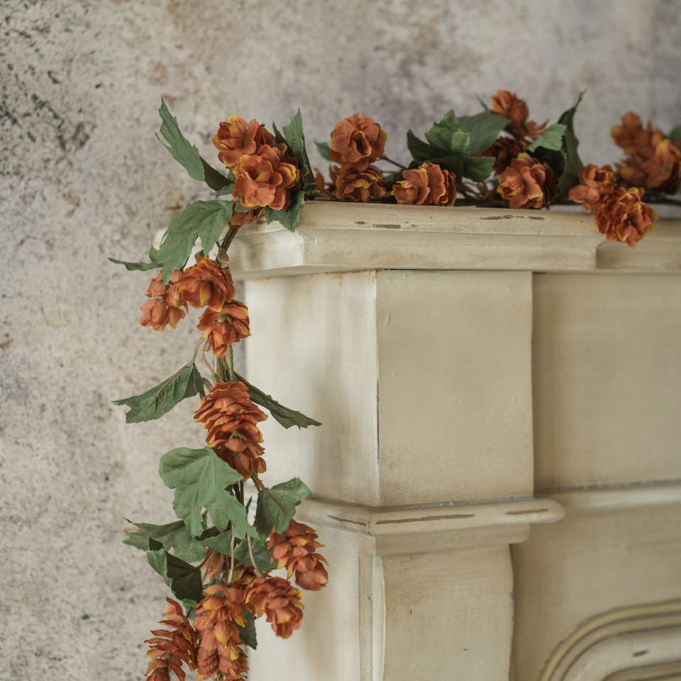6' BROWN HOPS GARLAND