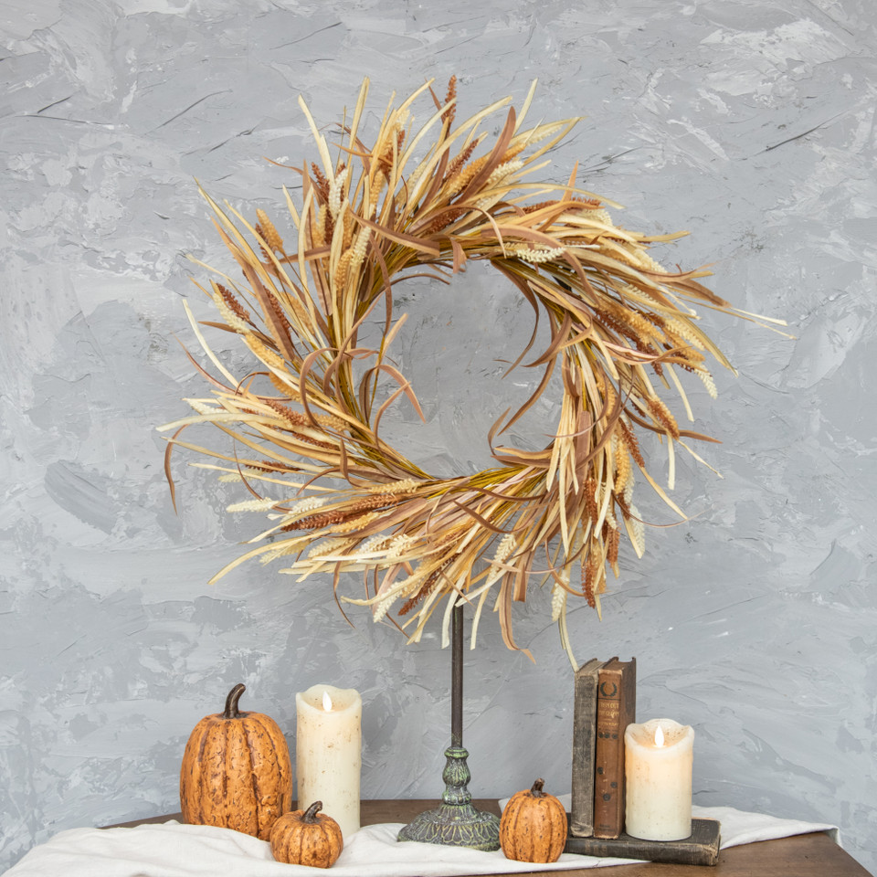24" DESERT HEATHER WREATH