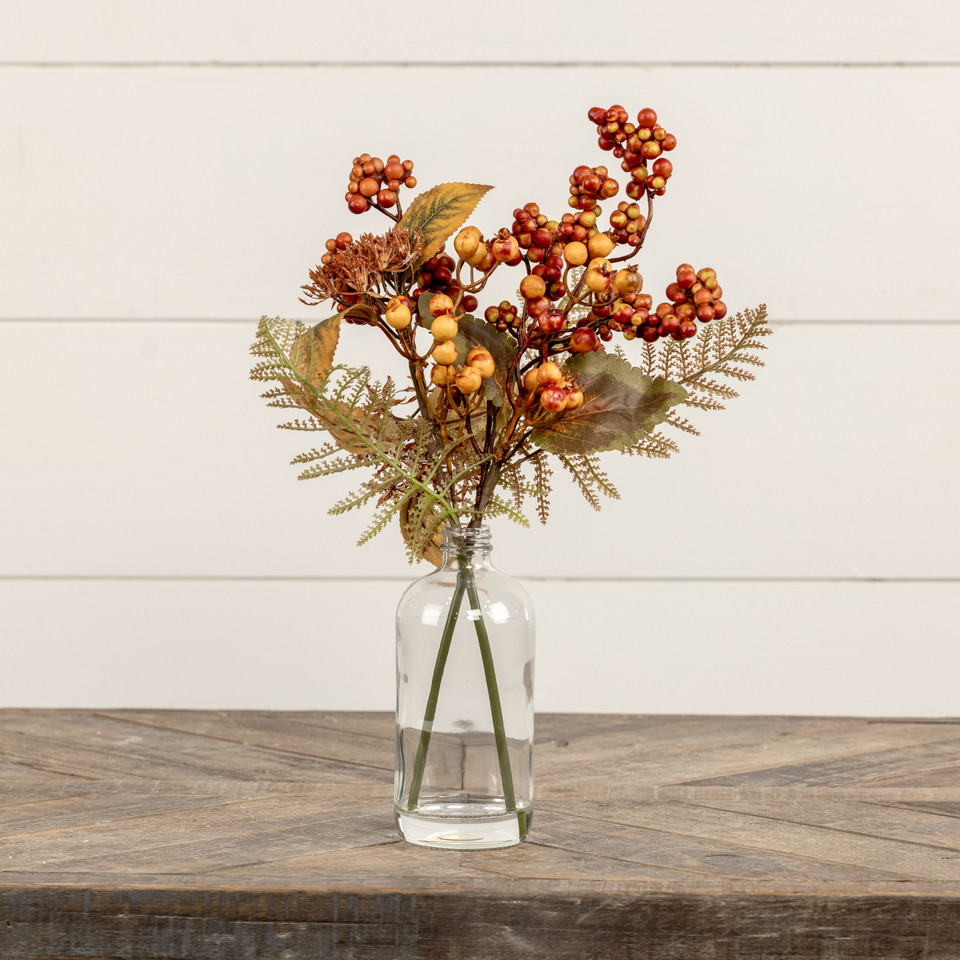 14" BERRIES & CHOCOLATE LACE IN VASE