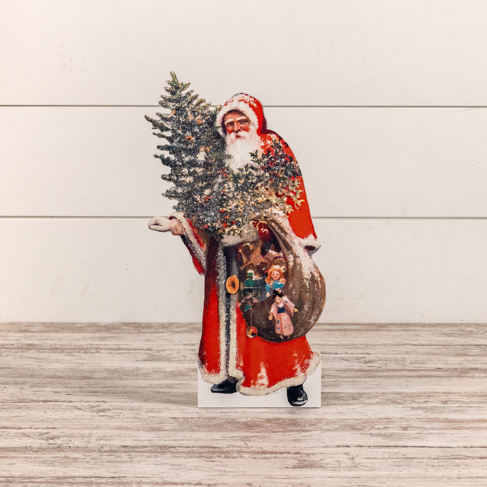18" VINTAGE SANTA DUMMY BOARD