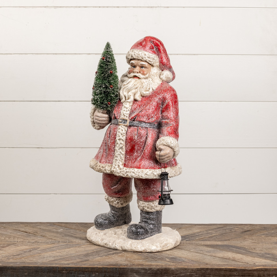 25" SANTA W/ LANTERN