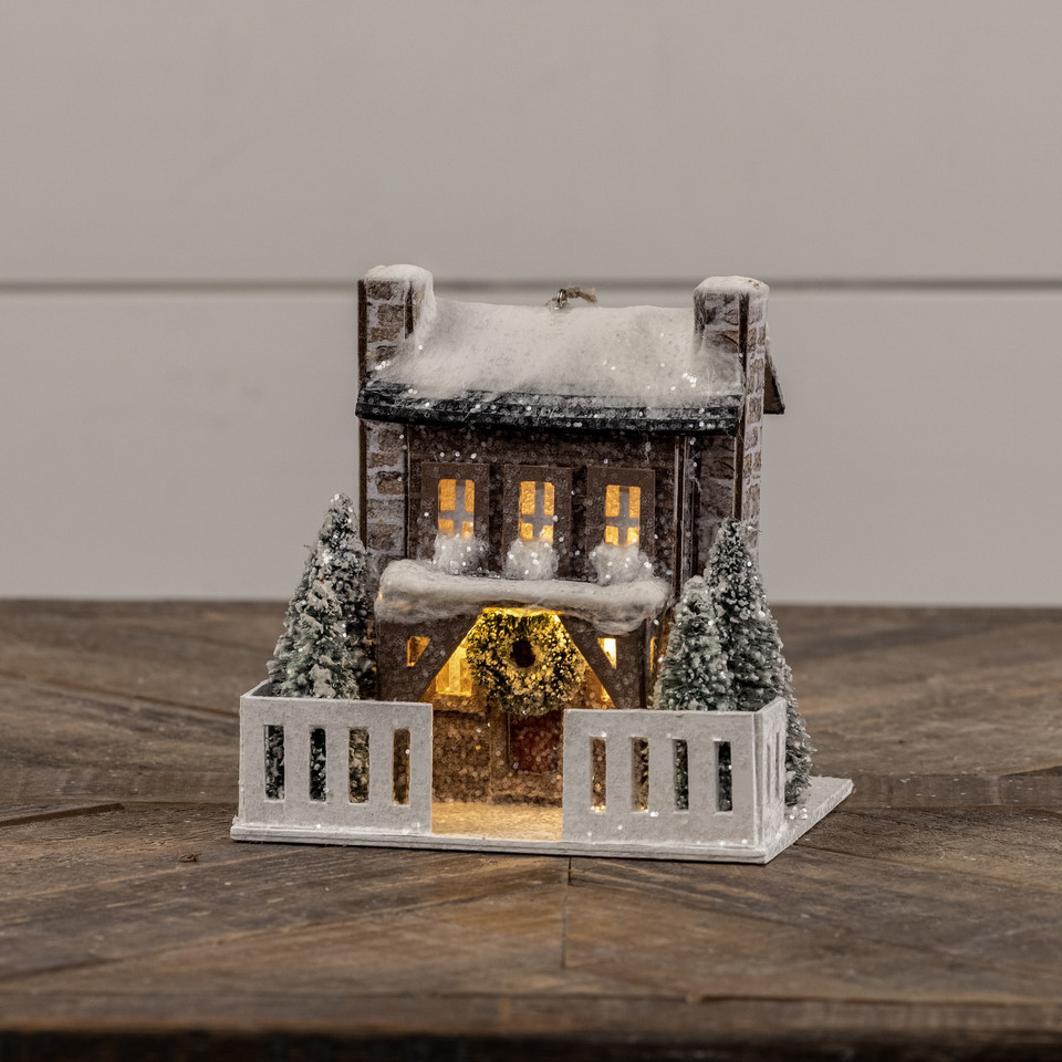 CABIN W/ PORCH ORNAMENT